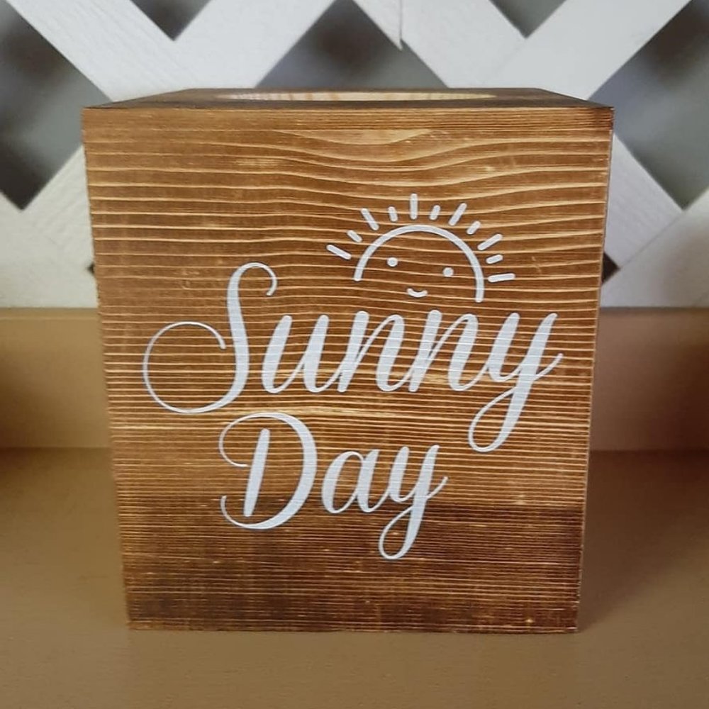 Wooden Kleenex Box Holder